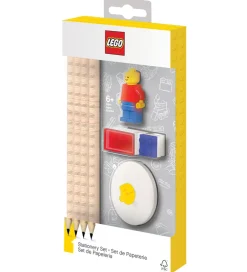 Stationery Blyantsæt - 8 Dele - Rød/Blå m. Minifigur>LEGO® New