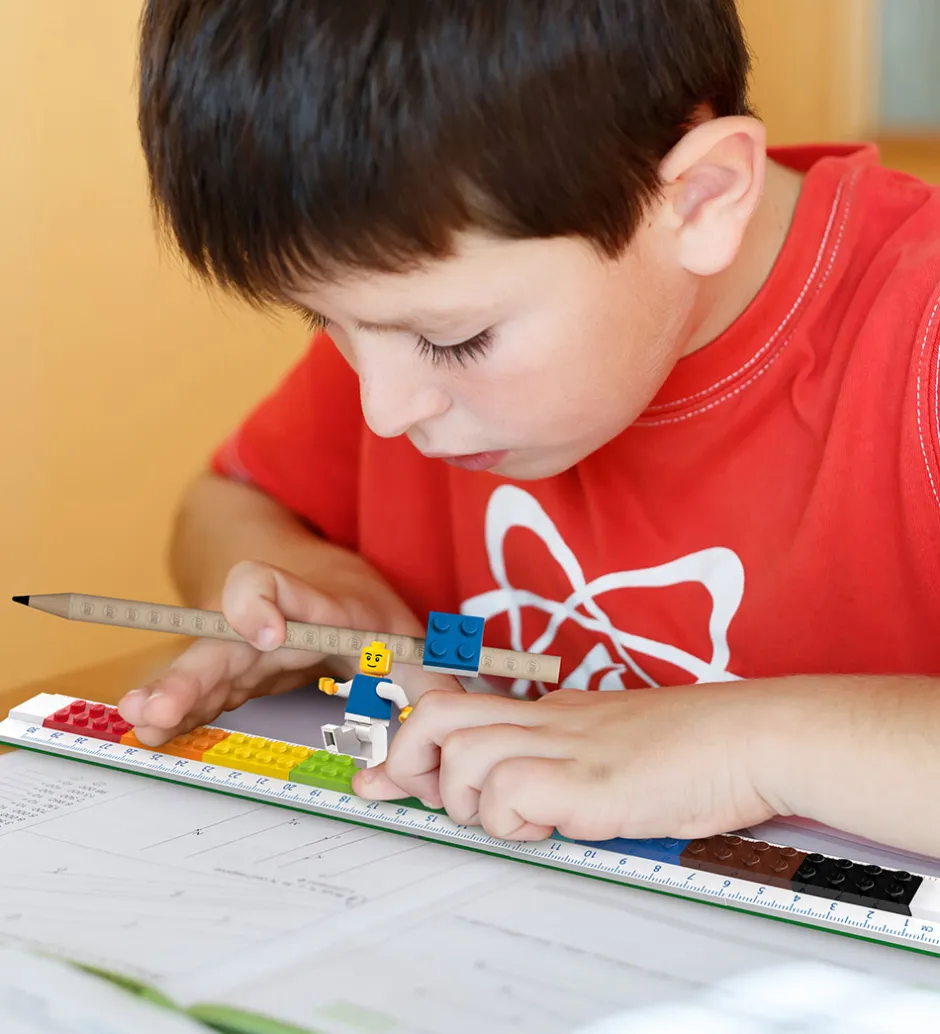 Stationery Lineal - 30 cm - Byg Selv m. Figur>LEGO® Sale
