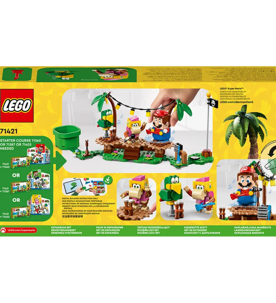 Super Mario - Dixie Kongs Jungl... - Udv. 71421 - 174 Dele>LEGO® Sale
