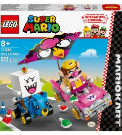 Super Mario - Mario Kart Wario Og King Boo 72038 - 512 Del>LEGO® New