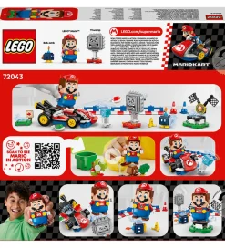 Super Mario - Mario Kart Interaktiv Mario 72043 - 278 Dele><noscript><img width=