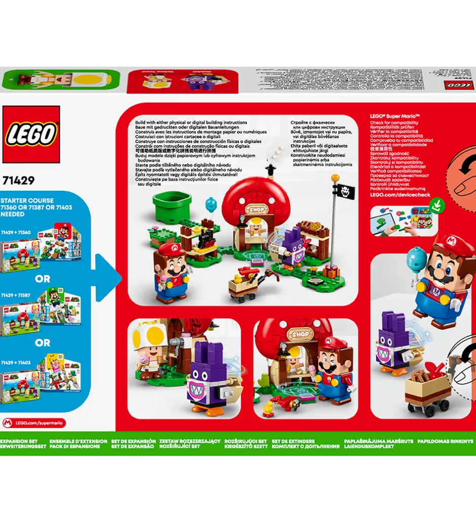 Super Mario - Nabbit I Toads Butik - Udv. 71429 - 230 Dele>LEGO® Clearance