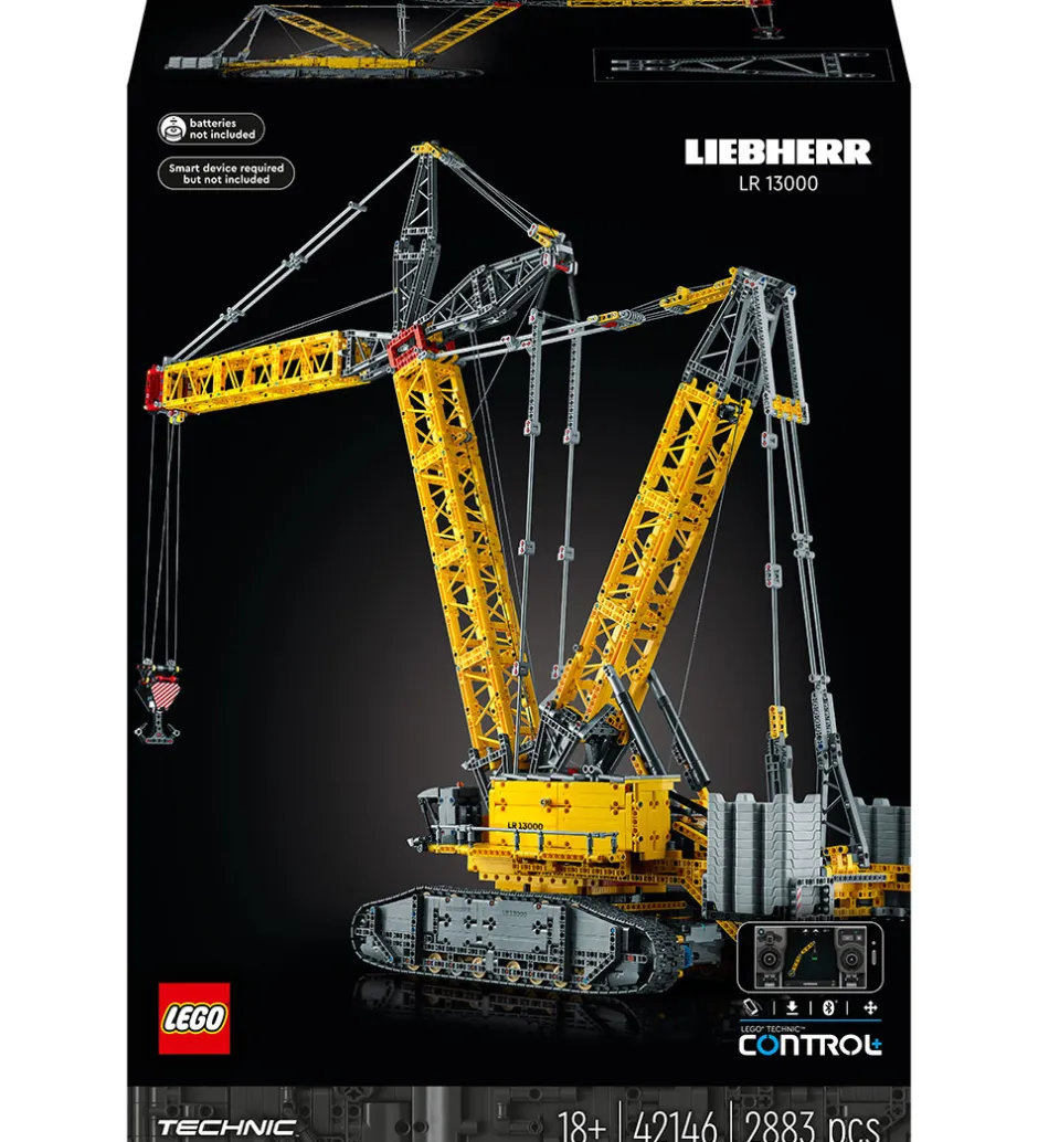 Technic - Liebherr LR 13... 42146 - App-styret - 2883 Dele>LEGO® Best