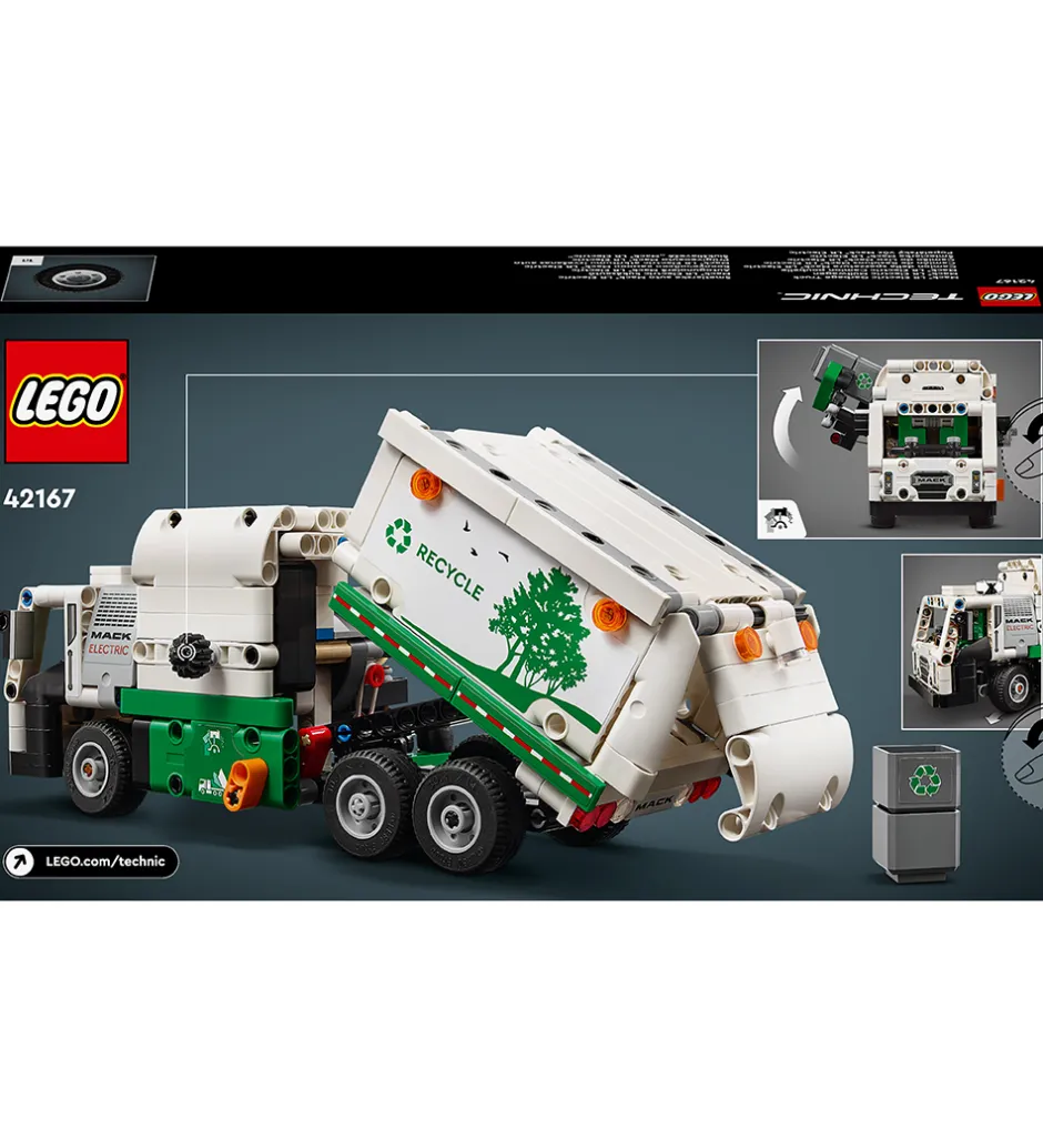 Technic - Mack LR Electric-skraldevogn 42167 - 503 Dele>LEGO®