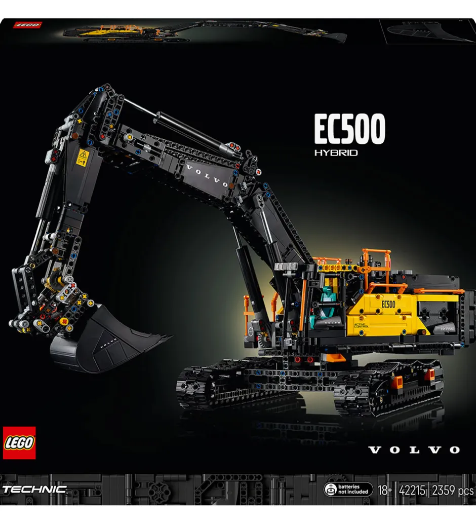 Technic - Volvo EC500 Hybrid Gravemaskine 42215 - 2359 Del>LEGO® Discount