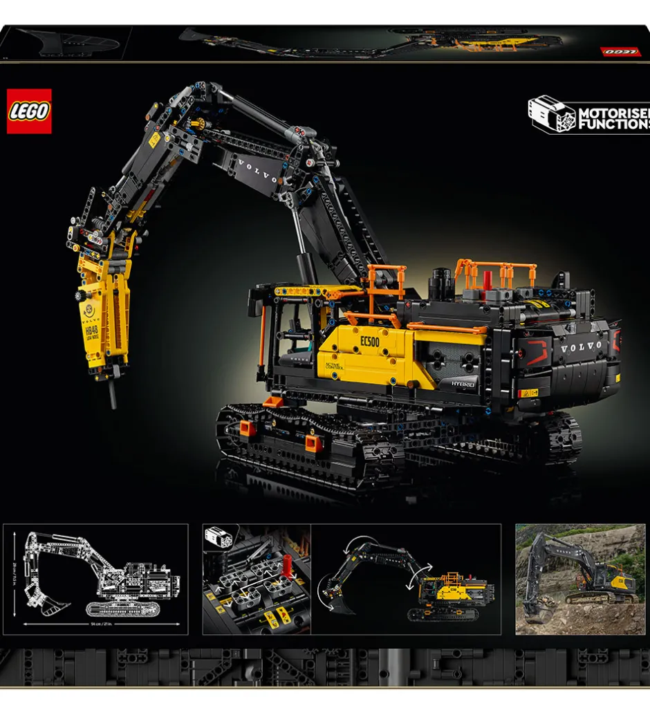 Technic - Volvo EC500 Hybrid Gravemaskine 42215 - 2359 Del>LEGO® Discount