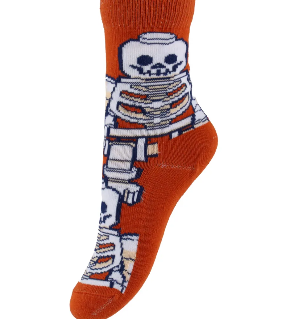 Strømper - 3-pak - LwAgan - Sort/Rød/Beige m. Hallowe>LEGO® Wear Sale