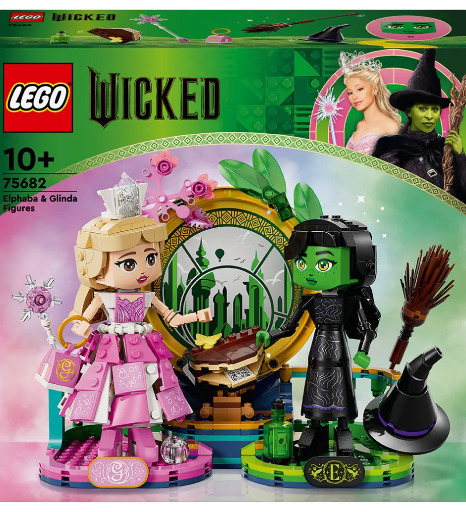 Wicked - Figurer af Elphaba og Glinda 75682 - 558 Dele>LEGO® Hot