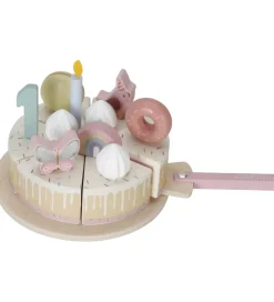 Fødselsdagskage - 26 Dele - Træ - Rosa><noscript><img width=
