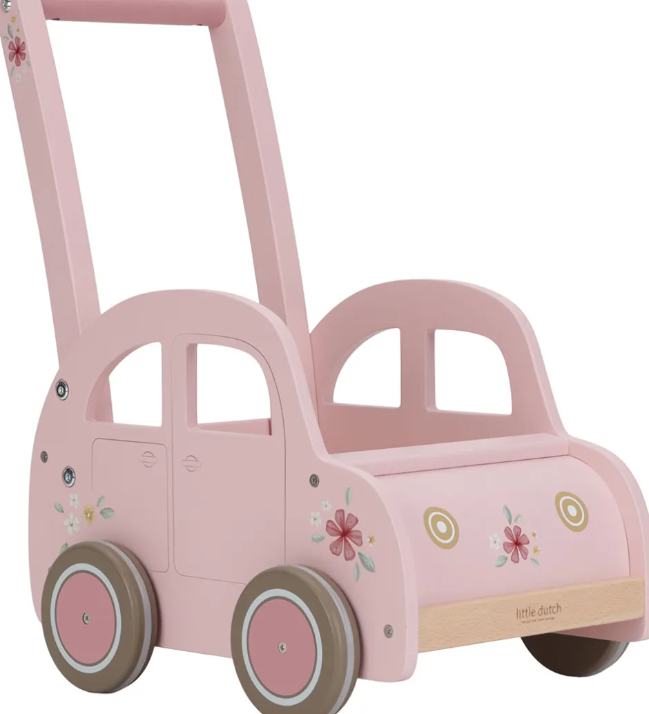 Gåvogn - Bil - Pink>Little Dutch Online