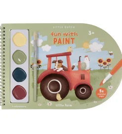 Malebog m. Vandfarver/Pensel - Little Farm>Little Dutch Best