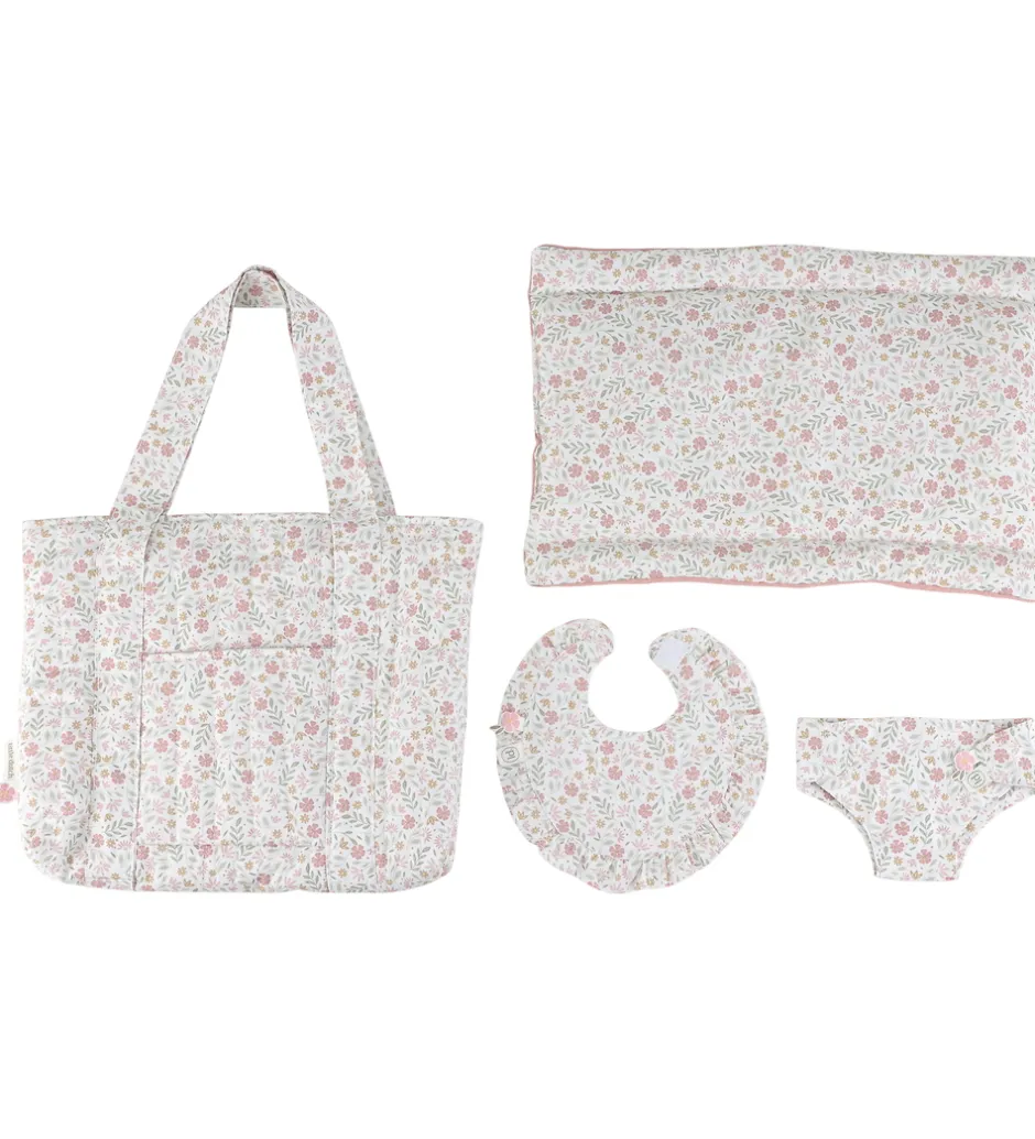 Pusletaske - 4 Dele - Pink>Little Dutch Sale