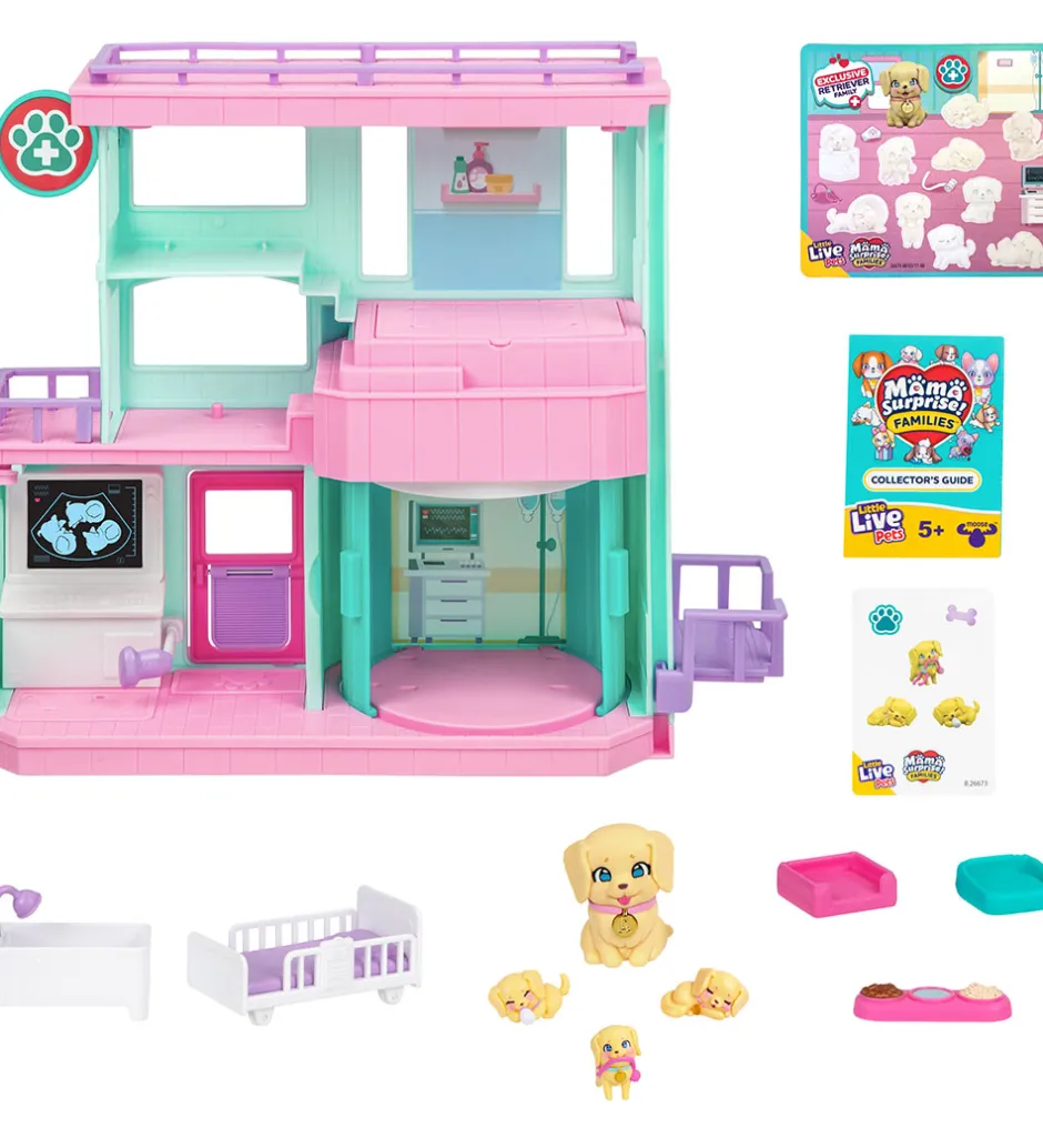 Hvalpeklink m. 3 Hvalpe - Mama Surprise>Little Live Pets