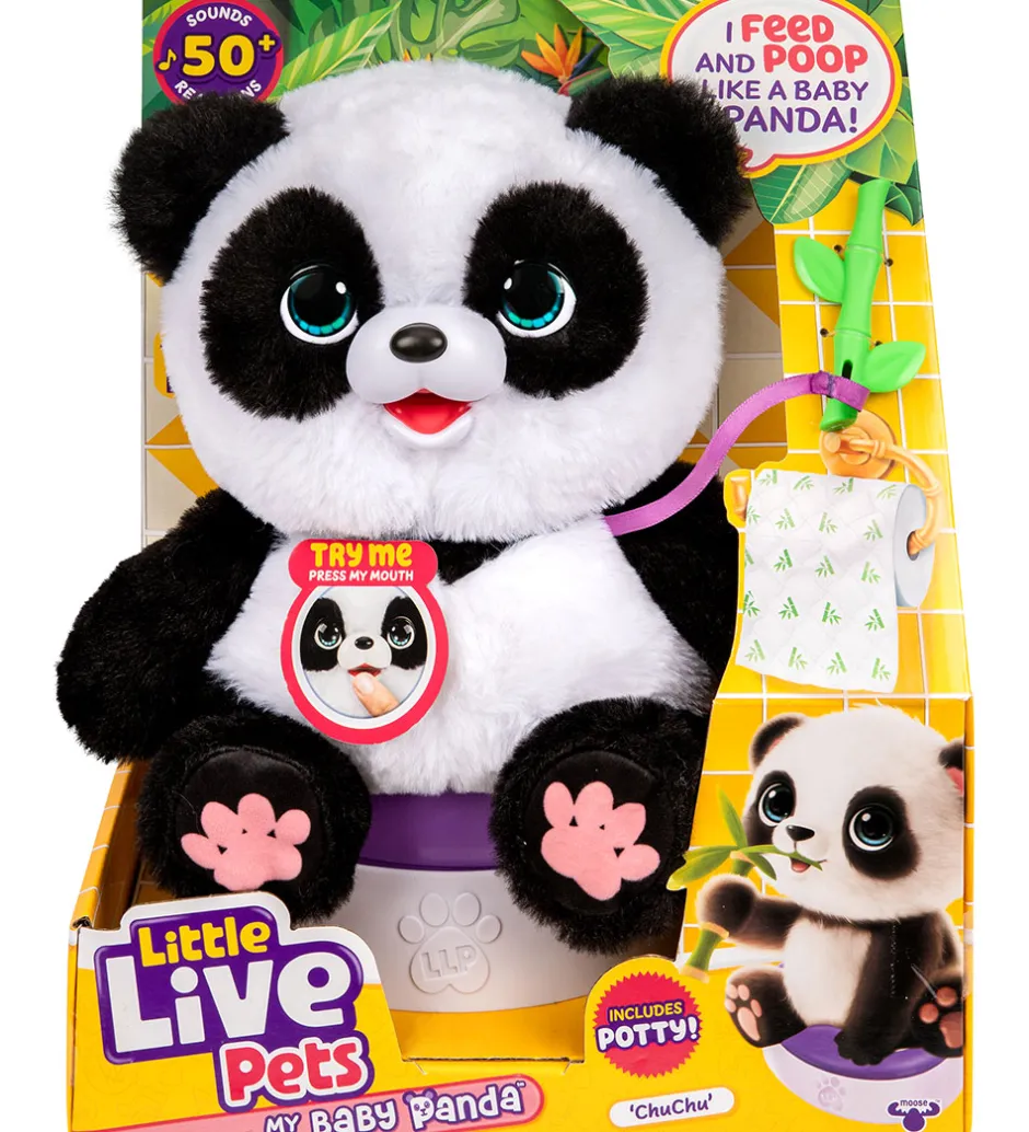 Interaktiv Bamse - My Baby Panda - ChuChu>Little Live Pets Sale