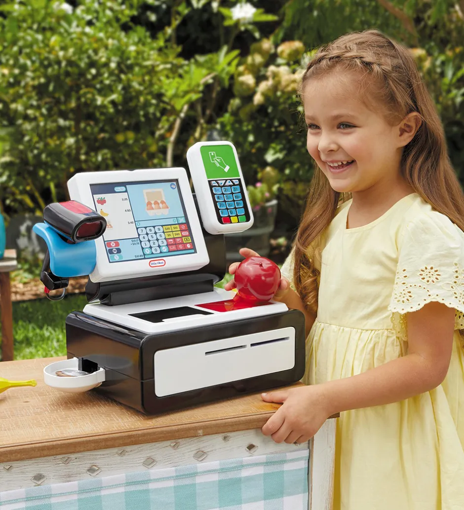 Kasseapparat m. Lys/Lyd - First Self Checkout Stand>Little Tikes Sale