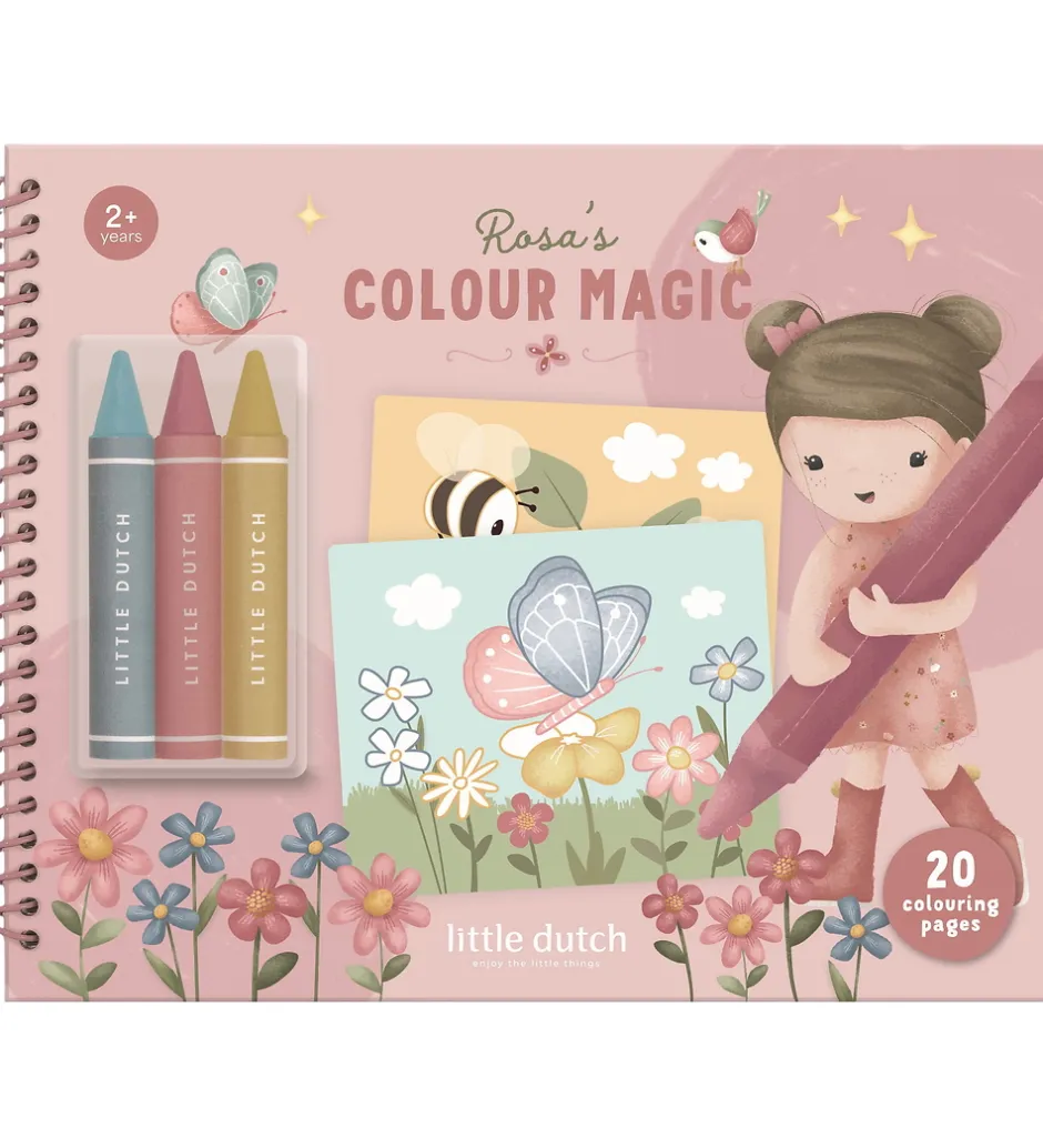Litttle Dutch Malebog - Rosa>Little Dutch Online