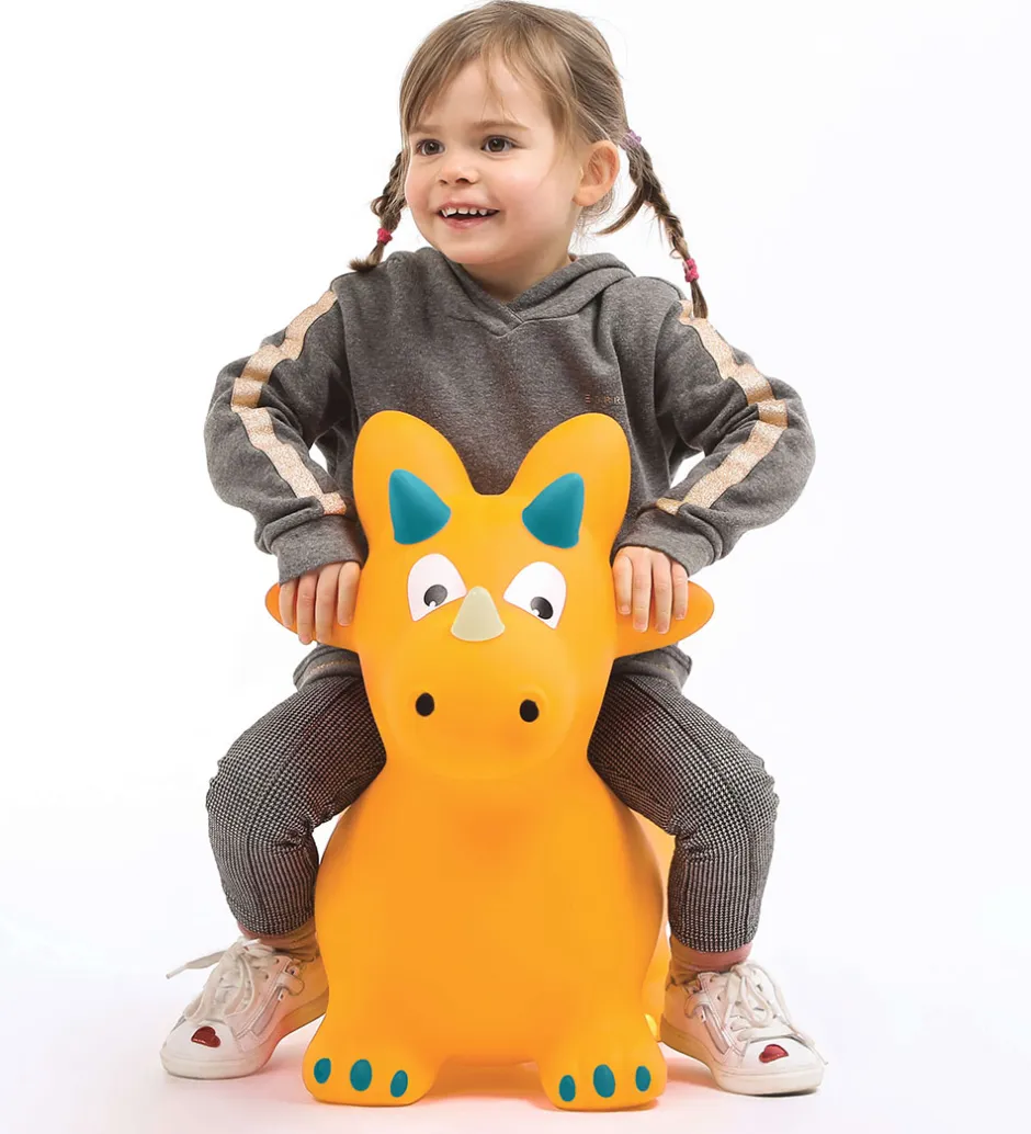 Hoppedyr - Dino - Orange>Ludi Outlet
