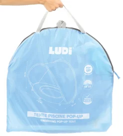 Skyggetelt - UV50 - 115x80 cm - Blå/Mint><noscript><img width=