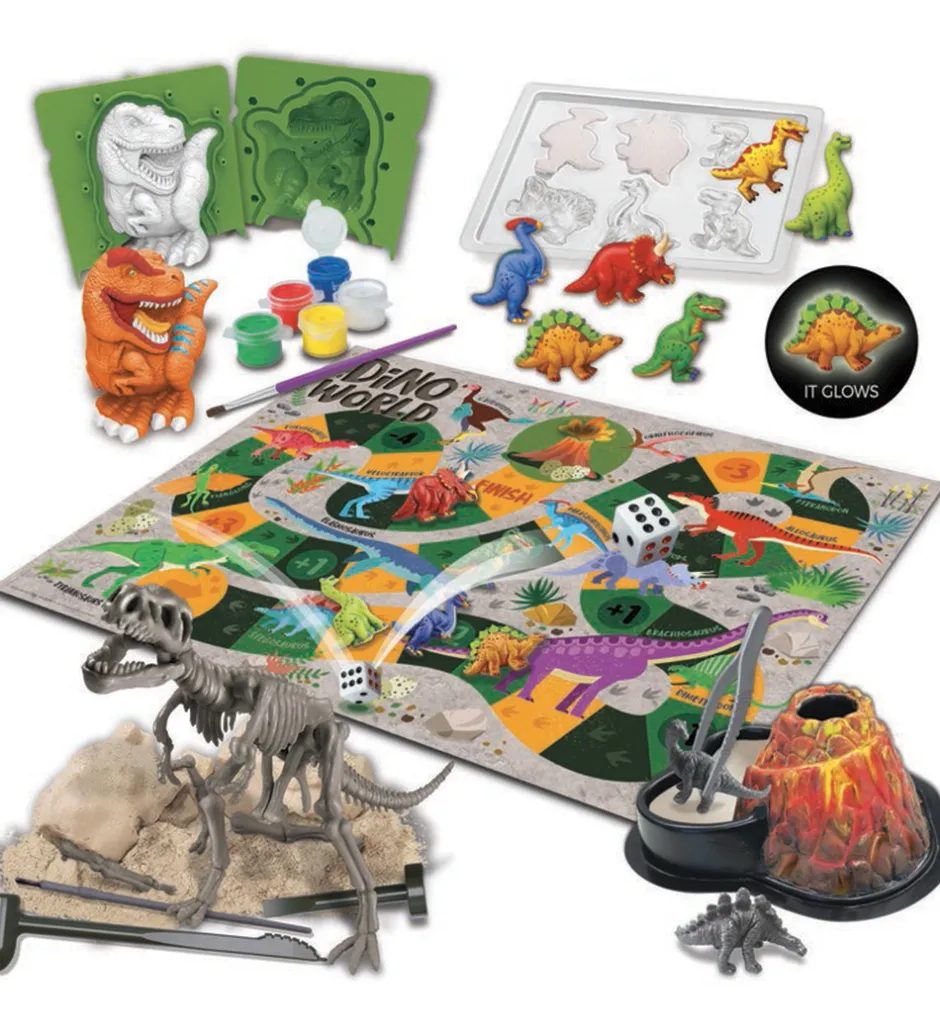 Dino Sæt - STEAM Powered Kids - Dinosaur World>4M Discount