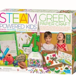 Genbrugspapir Sæt - STEAM Powered Kids - Green Paper Craft>4M Online