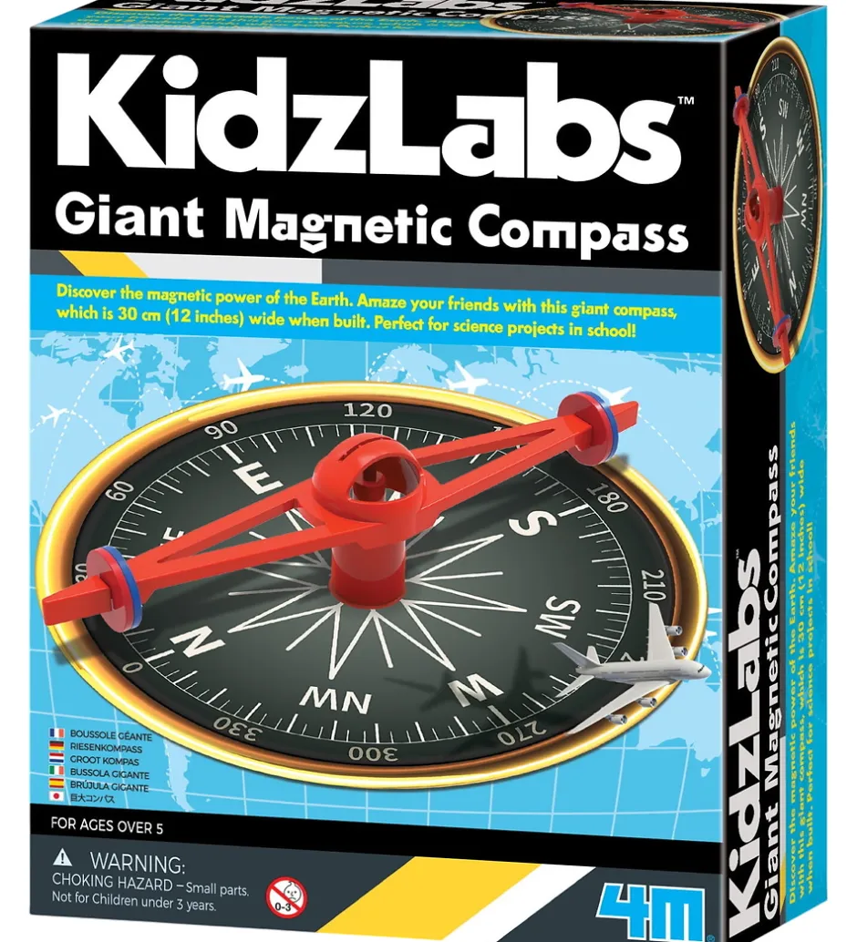 Sæt - Kidz Labs - 30 cm - Kompas>4M New