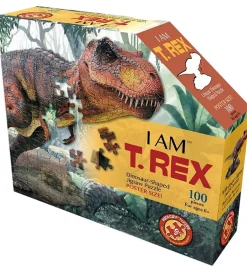 Puslespil - I Am T-Rex - 100 Brikker>Madd Capp Puzzles Sale