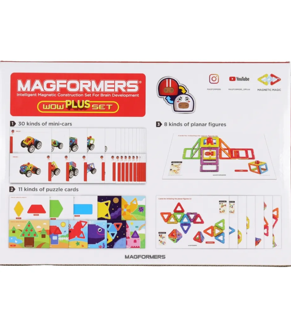 Wow Plus Sæt - 18 Dele>Magformers Hot