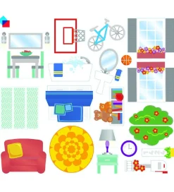 Magnetsæt - 28 Dele - Hus><noscript><img width=