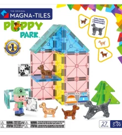 Magnetsæt - 27 Dele - Doggy Daycare + MicroMAGS>Magna-Tiles New