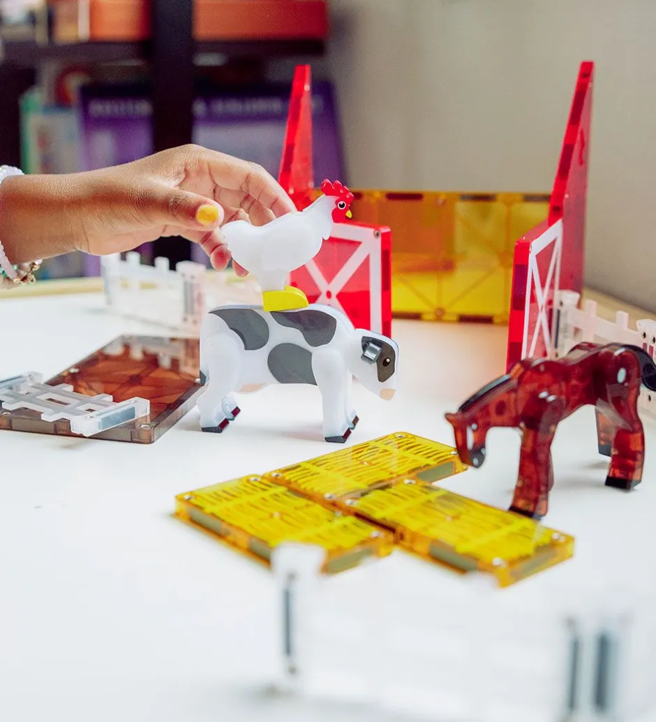 Magnetsæt - 25 Dele - Farm Animals>Magna-Tiles New