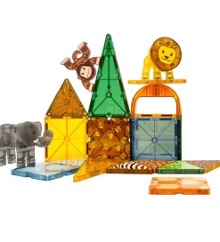 Magnetsæt - 25 Dele - Safaridyr>Magna-Tiles Hot