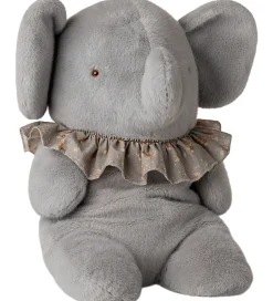Bamse - Plyselefant- Stor - Blå/Grå>Maileg Sale