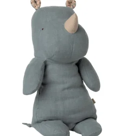 Bamse - Safari Friends - Næsehorn - Medium - Støvet Blå>Maileg Discount