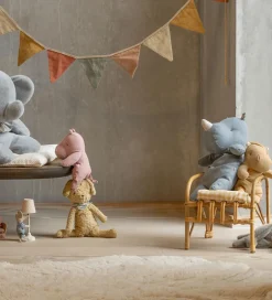 Bamse - Safari Friends - Næsehorn - Medium - Støvet Blå>Maileg