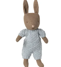 Hare - Micro - Strikket Dragt - Brun/Blå>Maileg Discount