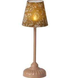 Miniature Gulvlampe m. Lys - Dark Powder>Maileg Clearance