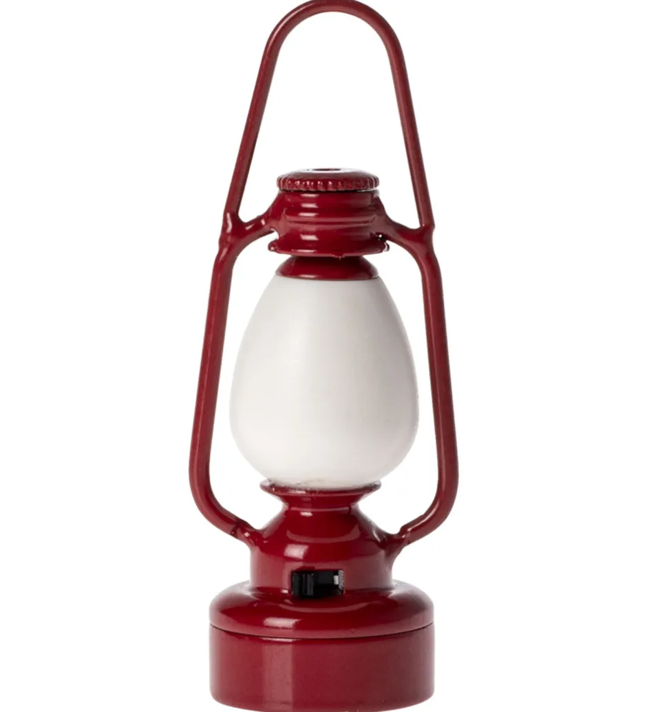 Miniature Lygte - Vintage Lantern - Mus - Rød>Maileg New