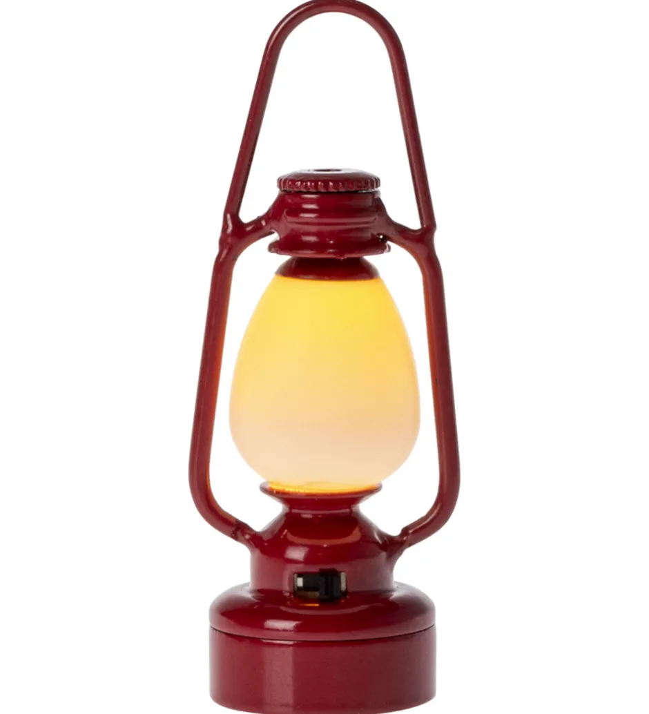 Miniature Lygte - Vintage Lantern - Mus - Rød>Maileg New