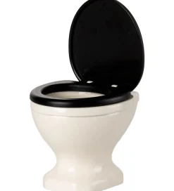 Miniature Toilet - Mus - Råhvid>Maileg Outlet