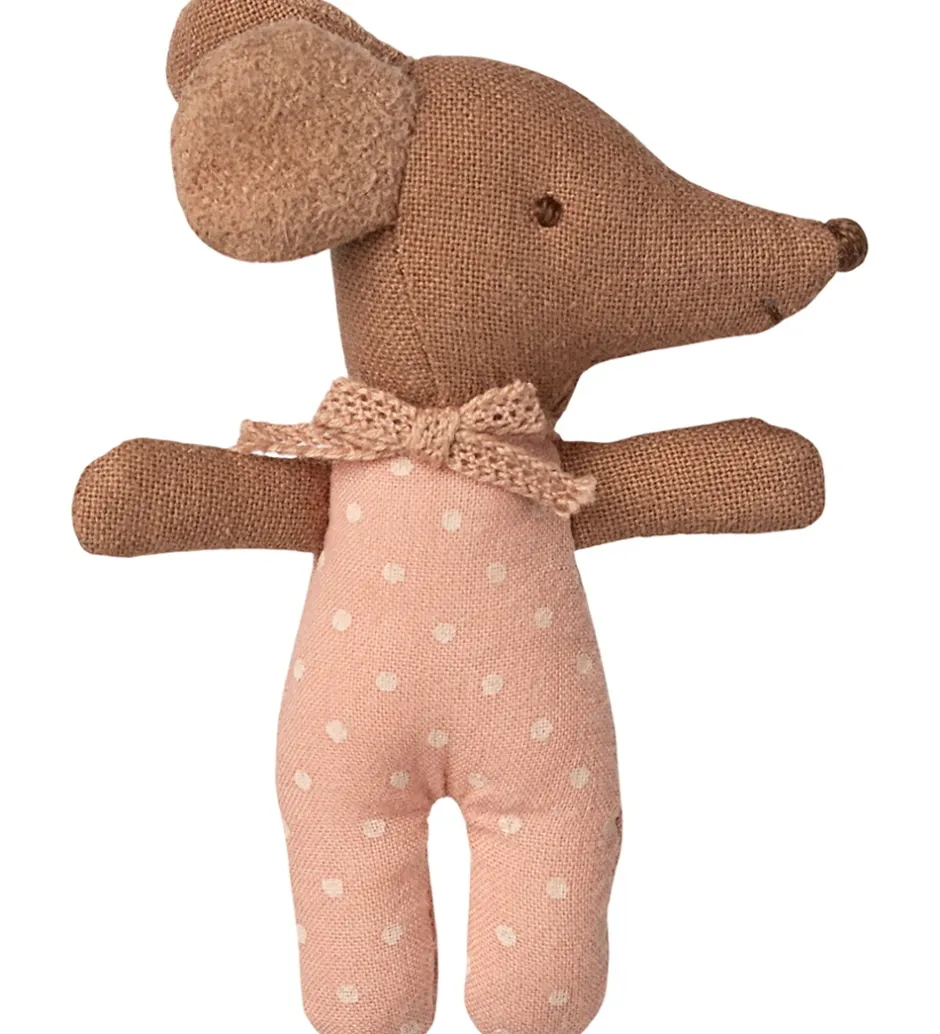 Mus - Baby Mus i Tændstikæske - Rosa>Maileg Discount