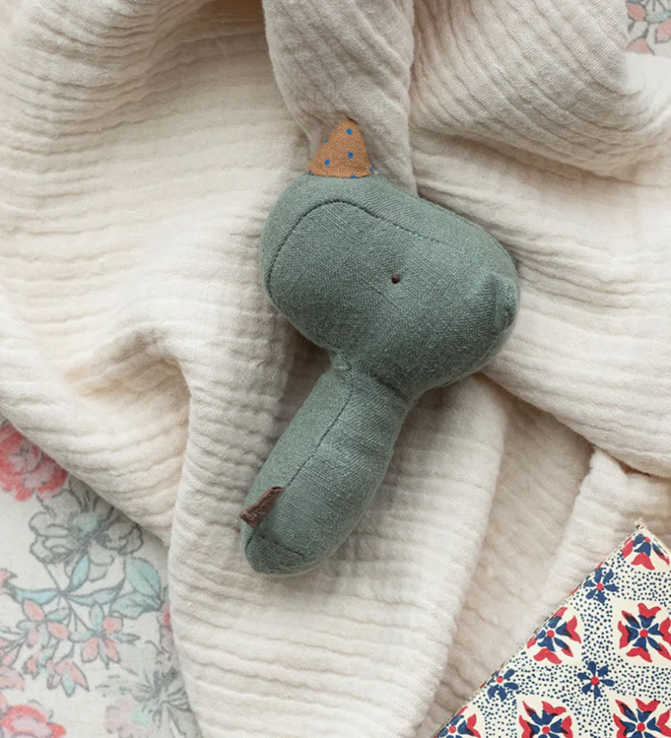Rangle - Lullaby Friends - Næsehorn - Dusty Blue>Maileg Outlet