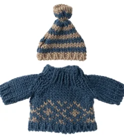 Sweater/Hat - Strik - Mus - Far>Maileg Clearance
