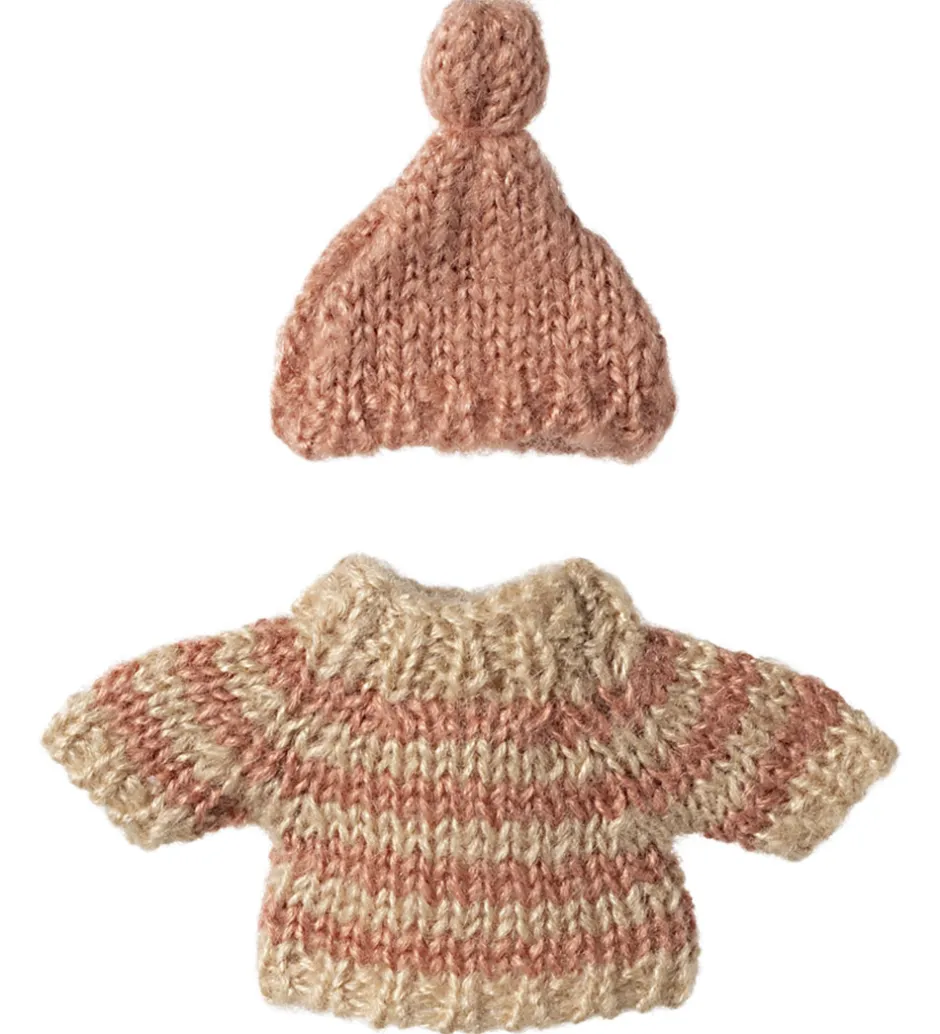 sweater/Hat - Strk - Mus - Storesøster>Maileg Best