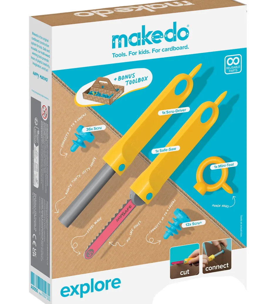Værktøj til Pap - Explore - 50 Dele>MakeDo Outlet