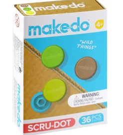 Værktøj til Pap - Scru-Dot - 36 Dele - Wild Things>MakeDo