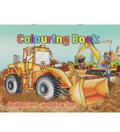 Malebog - Bulldozers & Tractors Colouring Book - 16 Sider>Carioca Best