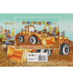 Malebog - Bulldozers & Tractors Colouring Book - 16 Sider>Carioca Best