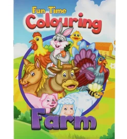 Malebog - Fun Time Colouring Farm - 16 Sider>Carioca New