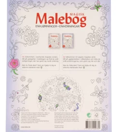 Malebog - Magisk - Enhjørninger>Mandalas Online