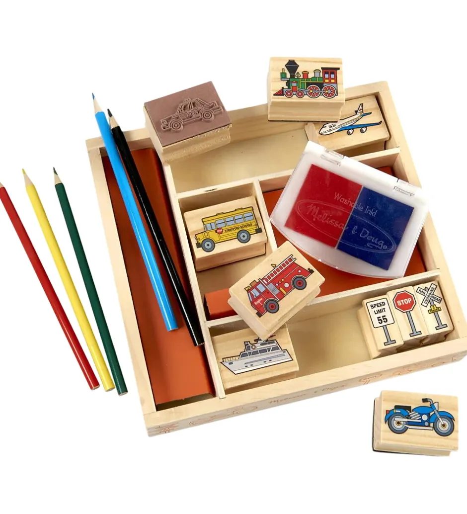 - Stempelsæt - Køretøjer>Melissa & Doug Hot